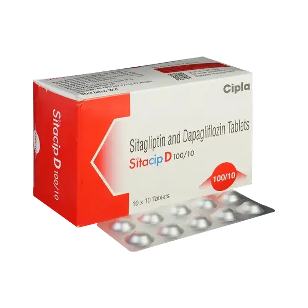 Sitacip D 10mg/100mg Tablet